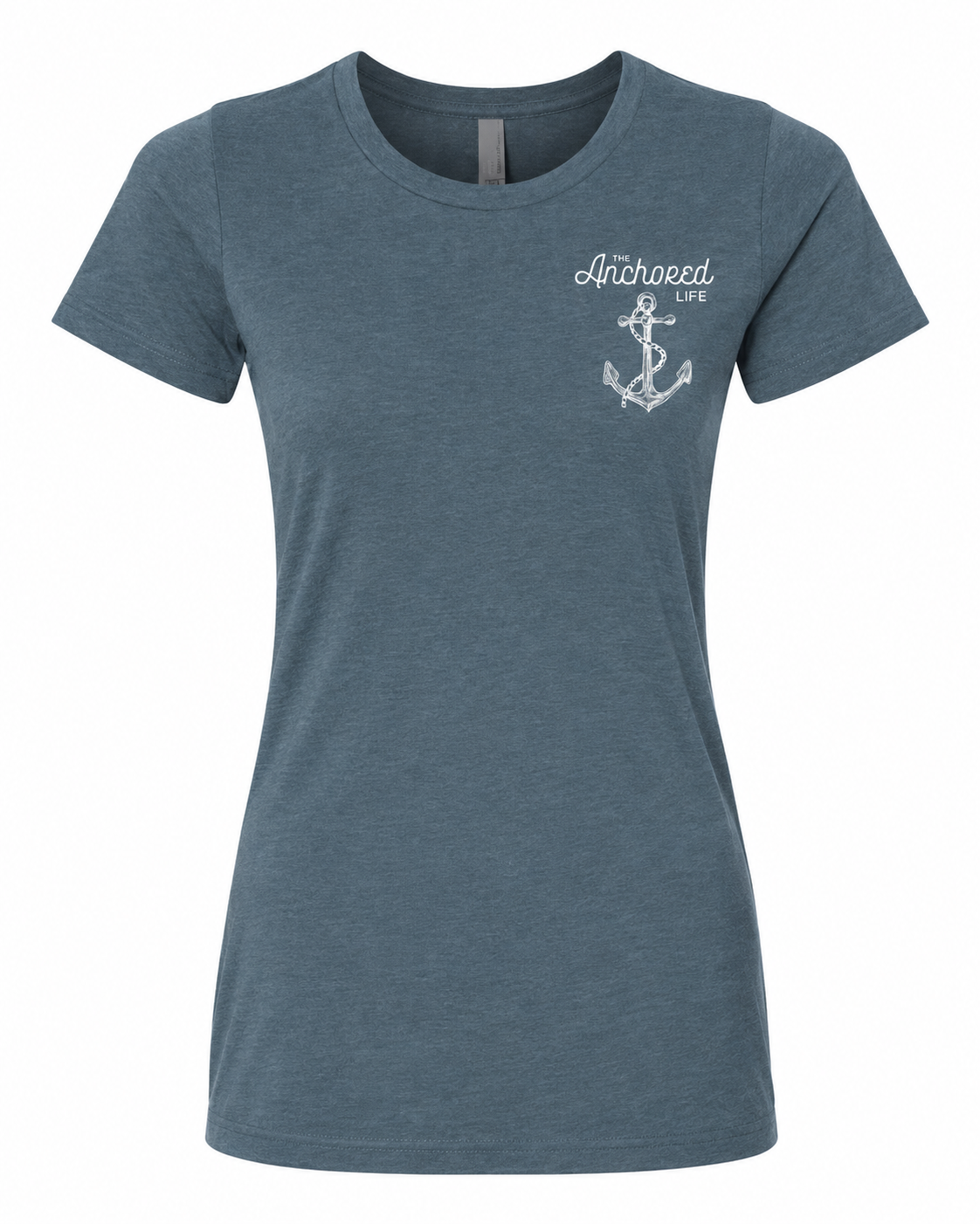 Dusty Blue - Anchored Life Everyday Tee