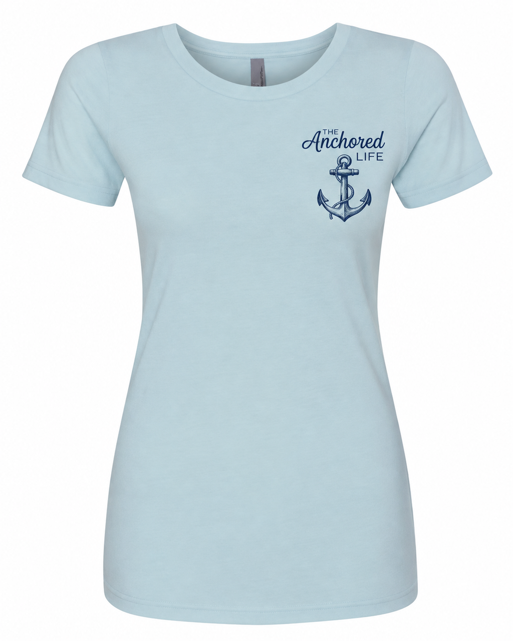 Powder Blue - Anchored Life Everyday Tee