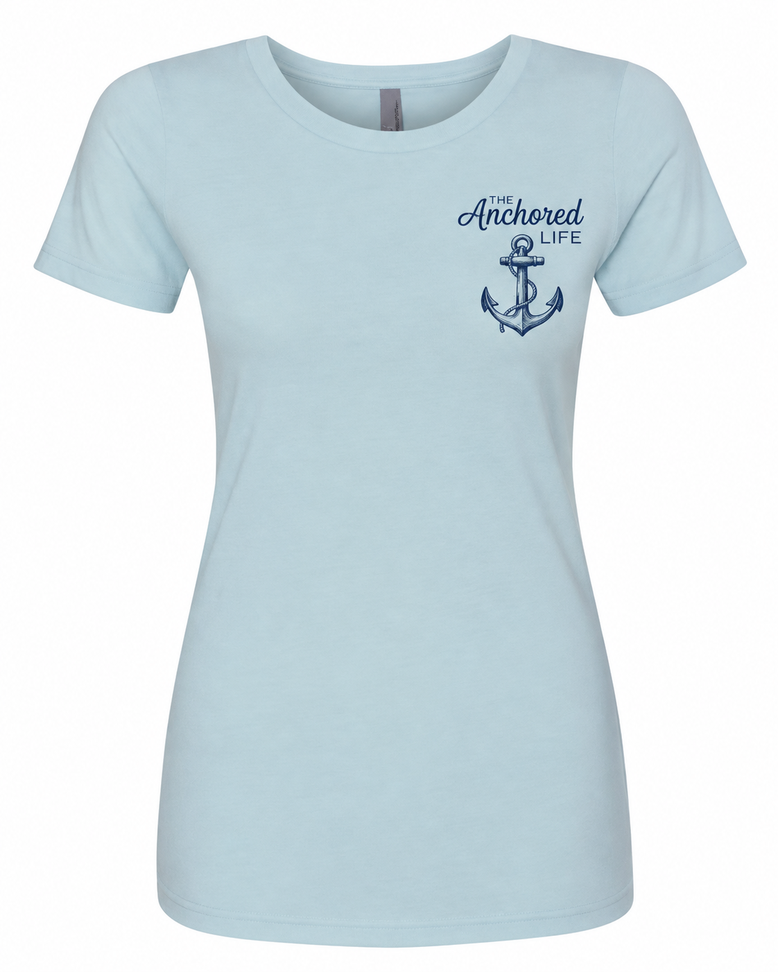 Powder Blue - Anchored Life Everyday Tee