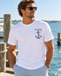 White - Men's Everyday Anchor Tee